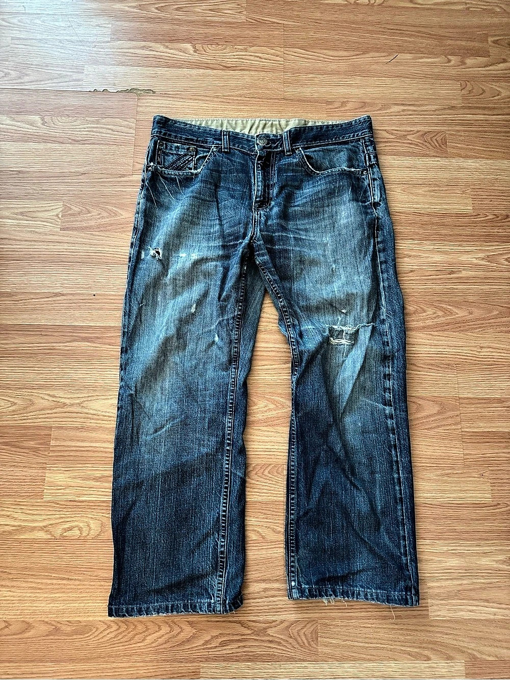Armani Exchange Men's Straight Leg Jeans Waist 36 x 32 Blue